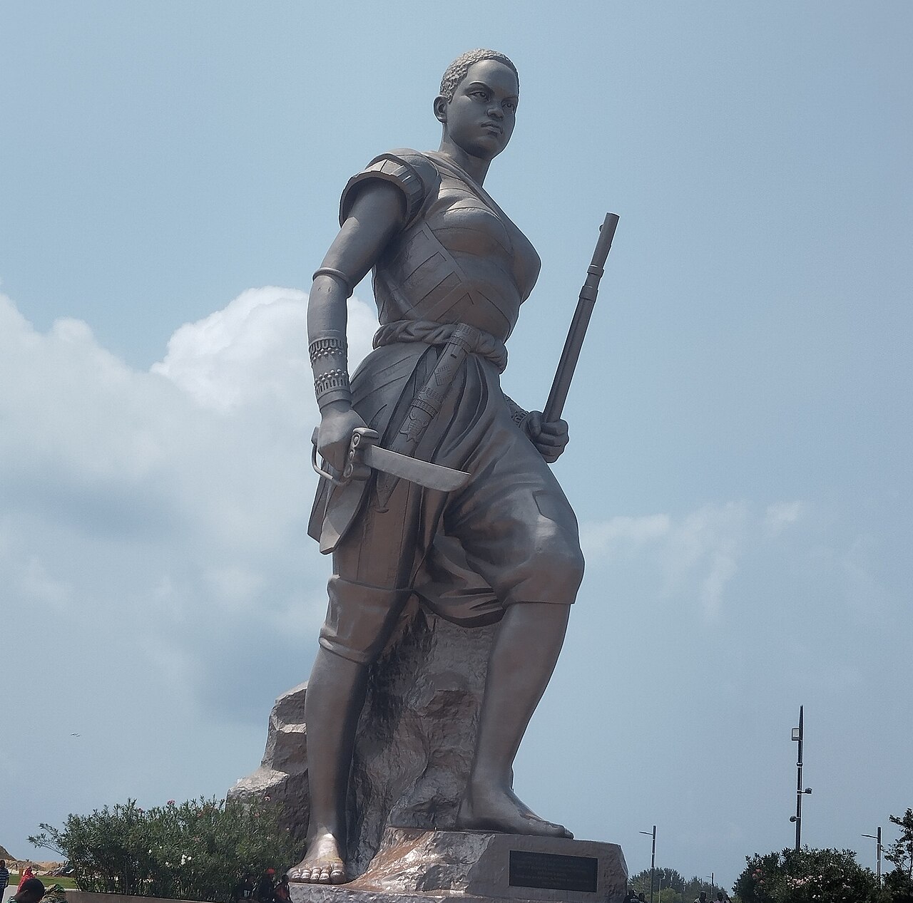 Le Monument Amazone, à Cotonou